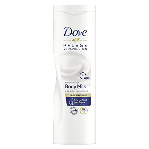 Preisvergleich Produktbild Dove Body Milk 6er Pack Pflegeversprechen für trockene Haut und starkes Selbstvertrauen dermatologisch getestet (6 x 400 ml)