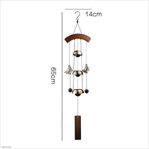 Campanelli A Vento All'Aperto Ornamenti in Ferro Battuto Campanelli Eolici da Soggiorno Decorazione A Sospensione per Camera Letto con A Vento per Interni Ed Esterni Decorazione Interna(B)
