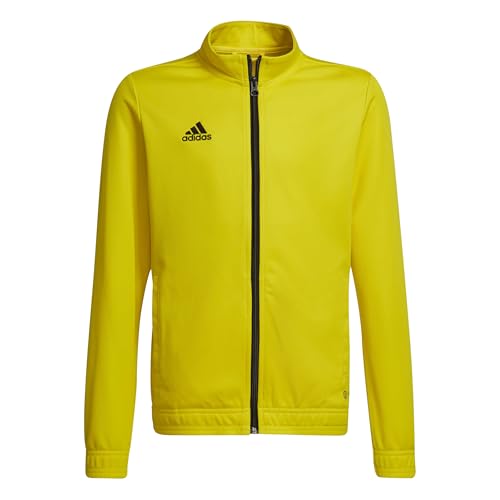 adidas Unisex Kinder Entrada 22 Track Jacket, Team Yellow/Black,...