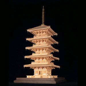極上　五重塔　高さ約114㎝(台込) 約7.6kg 東な7-1011☆2F 五重塔-Five storied pagoda- 2 | 古賀茂好×溶接工芸ギャラリー