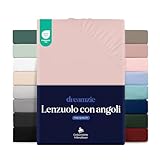 Dreamzie Lenzuolo con Angoli Singolo 90x190cm - Altezza Materasso fino a 33 cm- 100% Micro...