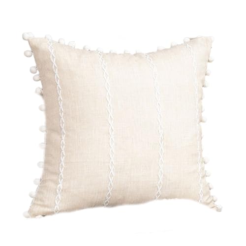 45 × 45 センチメートル防水枕ケースポリエステル生地枕カバー中立家の装飾ソファベッドクッションカバータッセル枕カバー