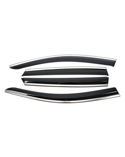 Viseras Acrílicas Protectores De Lluvia para Puertas De para Infiniti JX35 2013 Plástico PC con Moldura Cromada 4 Piezas Protección Estética