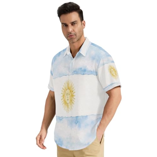 Chemise argentine douce pour la peau pour homme élégant