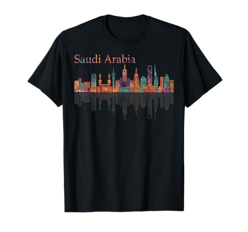 Travel Saudi Arabia Riyadh Mecca Medina Jeddah Vacation Tee T-Shirt