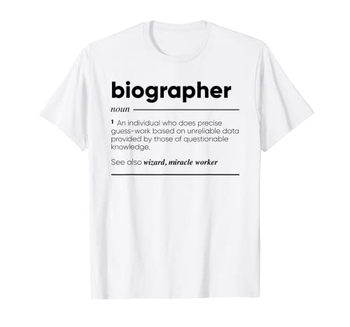 Biógrafo Definición divertida Camiseta