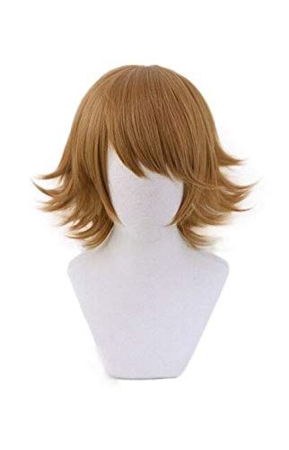 Chihiro Fujisaki Cosplay Wig 12 Inch Short Layered Brown Hair