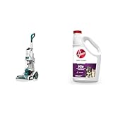 Hoover Smartwash Automatic Carpet Cleaner, FH52000G, Turquoise and Paws & Claws Solution Bundle, Deep Cleaning Shampoo with Pet Spot and Stain Remover pretreat Formula, AH30933, White, 128 Fl Oz