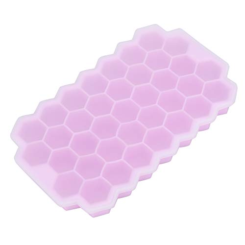 Molde de silicona para cubitos de hielo con tapa y 37 celdas miniatura 3