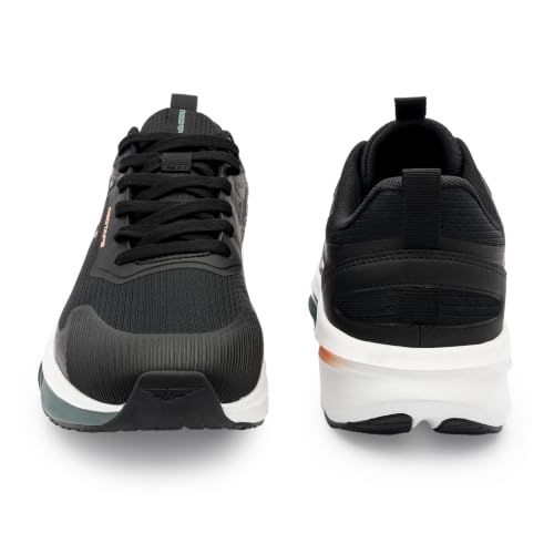 Image of Red Tape Men's Sport Shoes Blue Mesh TPU Round Lace-Up Responsive Sole