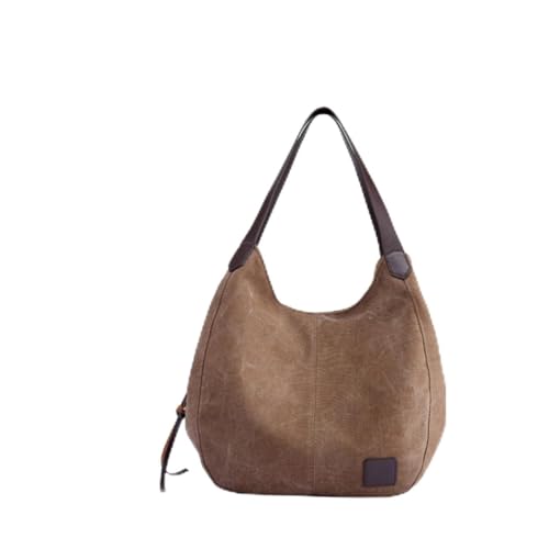 Sac à bandoulière femme bleu grand format avec anse réglable et multipoches