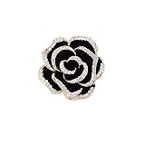 Bouquet Broschen, Rose Brosche, modische Pin Abzeichen, Strass Brosche, Vintage, elegante, einzigartige Kristallbrosche, Anstecknadeln, Accessoires, Schmuck, Geschenke, Strassknöpfe, korsage (1)