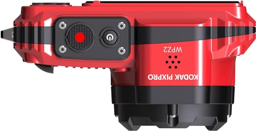 Image of Kodak PIXPRO WPZ2 Rugged Waterproof Shockproof Digital Camera 16MP 4X Optical Zoom 1080P Full HD Video, 2.7 inch LCD (Red) Bundle with Camera Case, SanDisk 32GB microSDHC Card (4 Items)