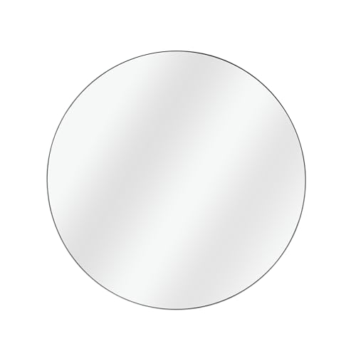 INSPIRE - Runder Spiegel NORY - Ø 55 cm - Hängespiegel - Metall - Silber - Grau INSPIRE - Runder Spiegel NORY - Ø 55 cm - Hängespiegel - Metall - Silber - Grau