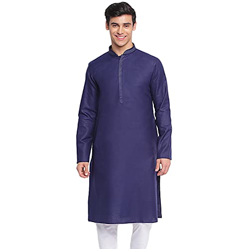 Image of Sanwara Men's Cotton Regular Kurta
