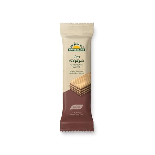 Natureland No Added Sugar Chocolate Wafer 30g