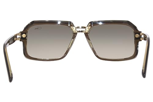 Cazal 6004/3 016 Sunglasses Men's Olive Transparent/Brown Gradient 56mm4