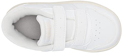 Adidas Kids Hoops 2.0 Basketball Shoe, White/White/Wonder White, 9.5 Us Unisex Toddler #TOP4