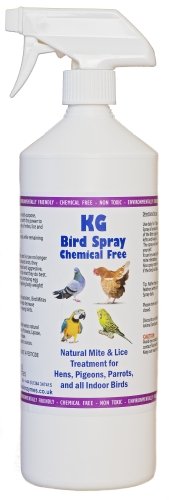 KG Bird Spray 1000ml Will assist in Removal of Mites & Lice from Hens, Pigeons, Parrots & all indoor Birds