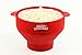 CORN POPPETS | Palomitero para Microondas de Silicona | Recipiente para Hacer Palomitas en el Microondas sin Aceite | Color Rojo