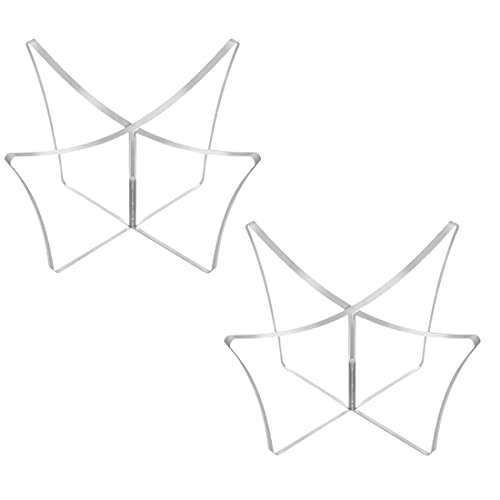 Lot de 2 Support Ballon Basket Socle Ballon Support de Boule Acrylique Porte-Balle Transparent et Robuste Support de Boule d'affichage Convient pour Le Basket-Ball, Le Football, Le Volley-Ball Cover