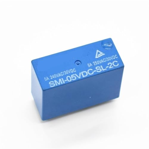 Relés 5V SMI-05VDC-SL-2C de 8 pines conmutador miniatura de 5A 250VAC