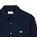Lacoste Men's Slim Fit Long Sleeve Woven Shirt, Navy Blue, X-Small