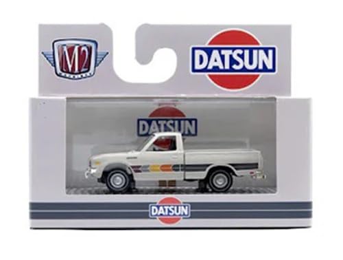 M2 Machines Auto-Thentics 1977 Datsun Pickup en Blanco miniatura 2