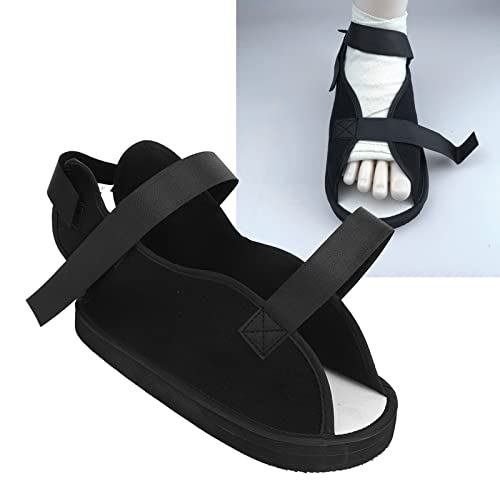 Fyearfly Zapatos de yeso quirúrgico, zapato postoperatorio de yeso para fractura de punta abierta Soporte de pierna protectora para pies Soportes para suministros sanitarios Equipos