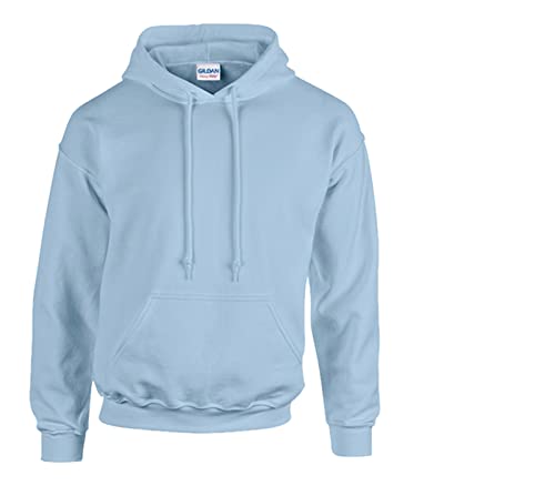 Gildan Sweatshirt mit Kapuze Heavy Blend XXL,1x Light Blue & 1 HLKauf Block