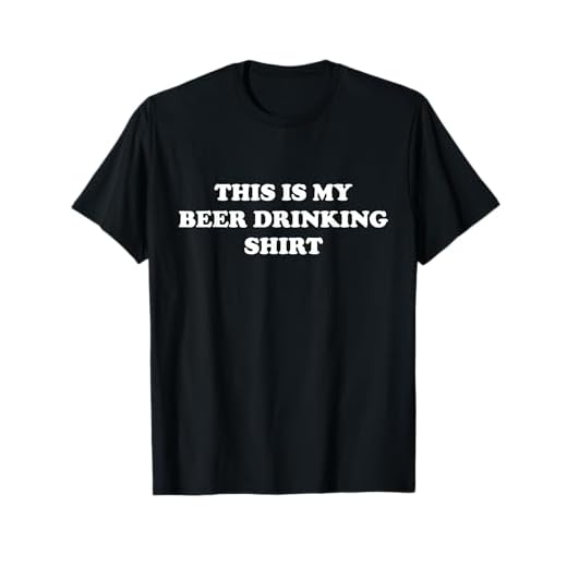 This is My BEER DRINKING Shirt | Funny - Graphic T-Shirt