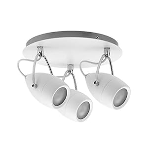 Paulmann 66716 Drop Deckenleuchte 3x10W Weiß/Chrom