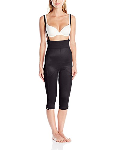 Image of Annette Women's Below The Knee Compression Shapewear - High-Waisted Butt lifting Garment - Two Side Zipper & Removable Strap