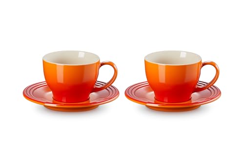 Le Creuset Kit 2 Canecas 200Ml Expresso C Pires Laranja