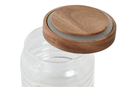Récipient en cristal 700ml 500ml 300ml transparent pour conservation saine - 4