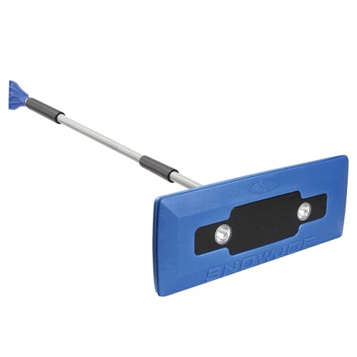 Image of Snow Joe LED Illum n Broom LED Lighted 4 in 1 Snow Brush and Ice Scraper, SJBLZD