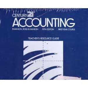 Century 21 Accounting: First Year Course: Swanson, Robert M ...