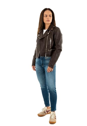 Manteau simili cuir femme Morgan Grammo veste noire zippée chic