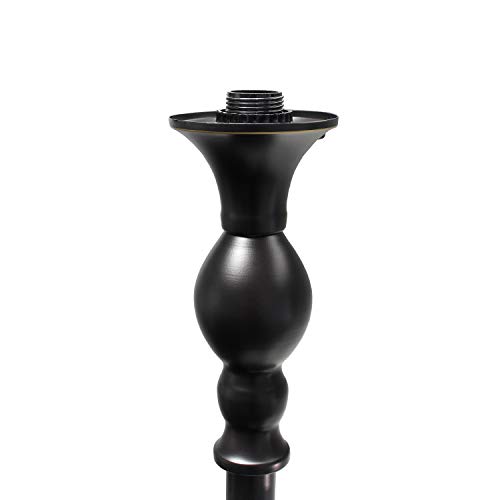 Elegant Designs LF2001-RBZ 1 Light Restoration Bronze Torchiere Floor Lamp thumb #5