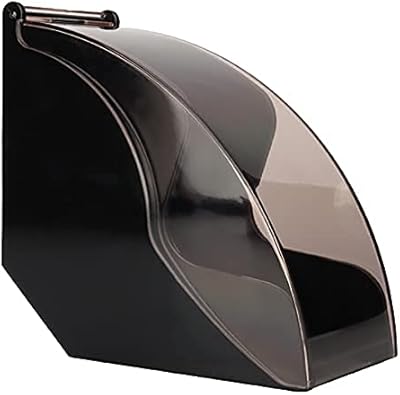 Coffee Filter Holder, Coffee Filter Box with Dustproof Cover, Filter Paper Holder for Coffee Shop, Home, Storage Capacity of 100 pcs Paper Filters (Black)