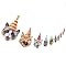 Dog Birthday Banner - Puppy Party Decorations With 10 Dog Face Flags & Ribbon - View #13