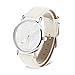Montre analogique pour femme, montre à quartz pour femme élégante à la mode, avec bracelet en cuir PU, plaque de cadran en forme de papillon, montre-bracelet pour femme(White)