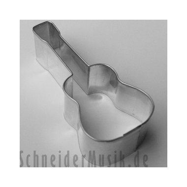 Sepp Krifka 021,040 Seep Krifka - Molde para galletas (80 x 37 mm), diseño de guitarra, multicolor