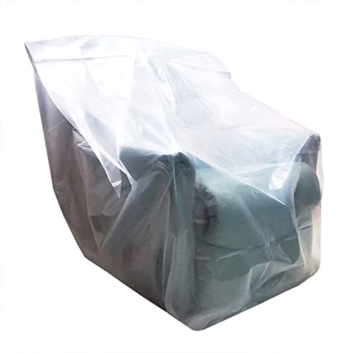 Sattiyrch Chair Cover Plastic Bag for Moving Protection and Long Term Storage (Chair)
