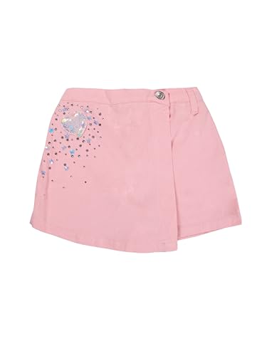 Image of KiddoPanti Girls Denim Over Lap Shorts