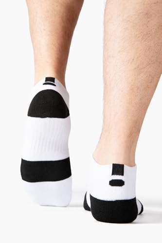 VNG Athletic Ankle Socks, 8 Pairs, Cusioned, Breathable, Non-Slip Comfort, Multi-Colored, Size 9-124