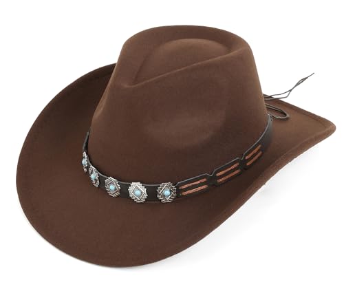 cowboy hats for women leather