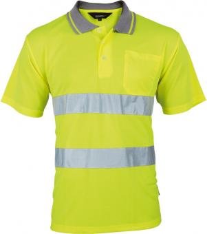 Warnschutzpoloshirt, Gelb