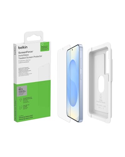 Protection d'écran BELKIN InvisiGlass Samsung Galaxy S25S24 Antirayure Antimicrobienne Ultra fin - vue 2