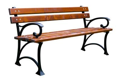Krakwood Banc de jardin en fonte avec cadre en bois Cover